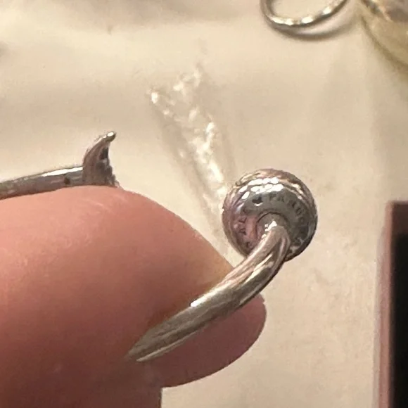 Open bangle pandora charm bracelet - Picture 4 of 4